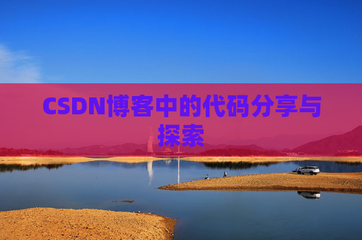 CSDN博客中的代码分享与探索